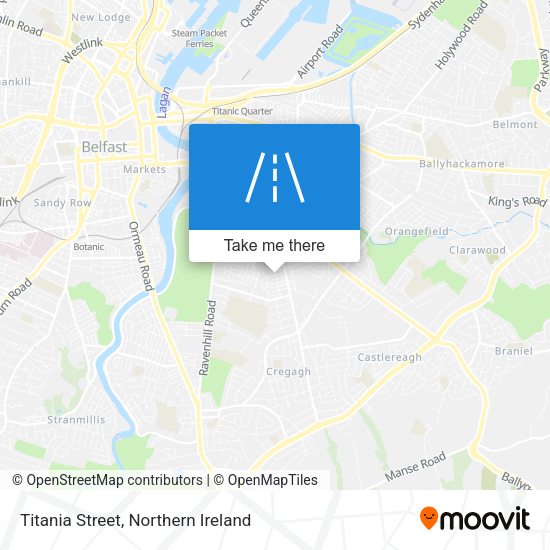 Titania Street map