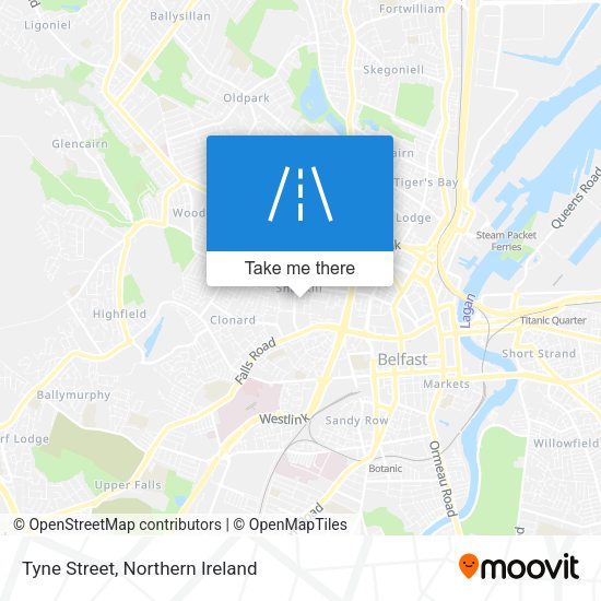 Tyne Street map