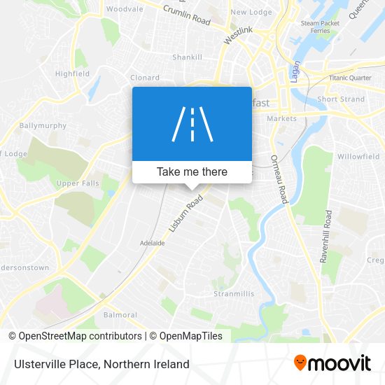 Ulsterville Place map