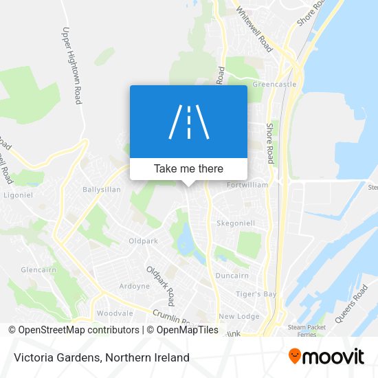 Victoria Gardens map