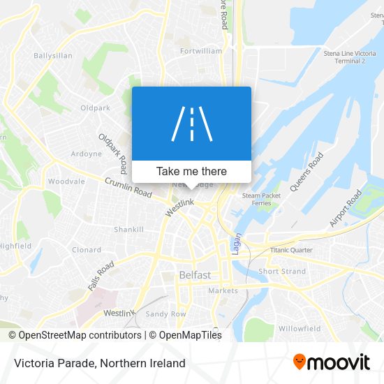 Victoria Parade map