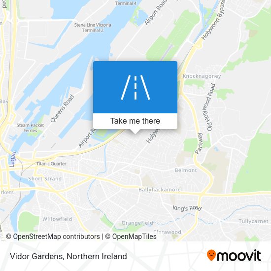 Vidor Gardens map
