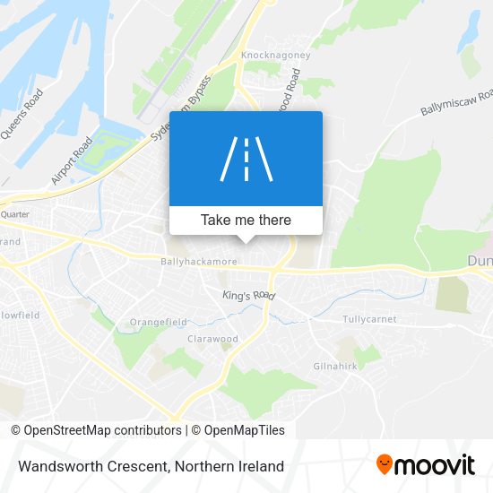 Wandsworth Crescent map