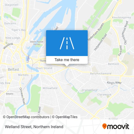 Welland Street map