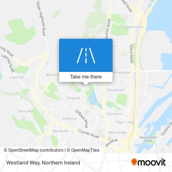 Westland Way map
