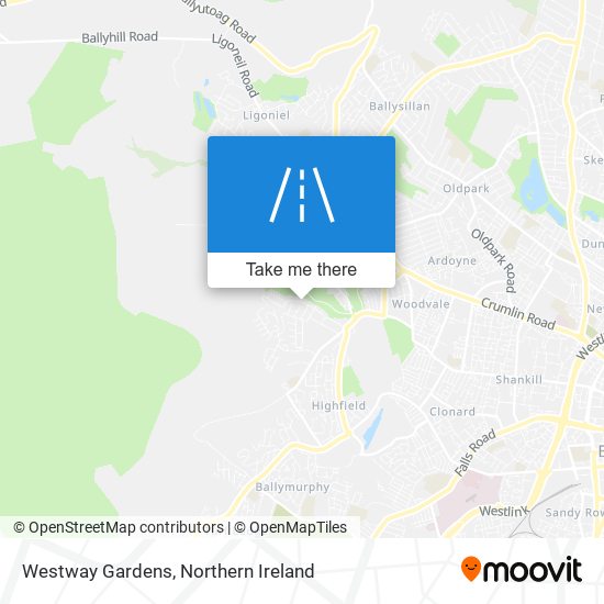 Westway Gardens map