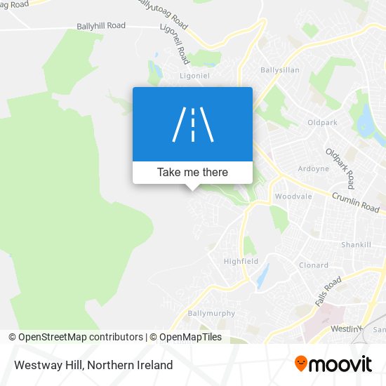 Westway Hill map