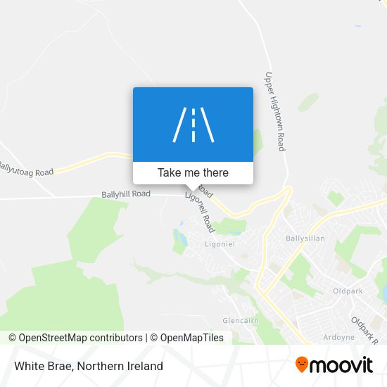 White Brae map