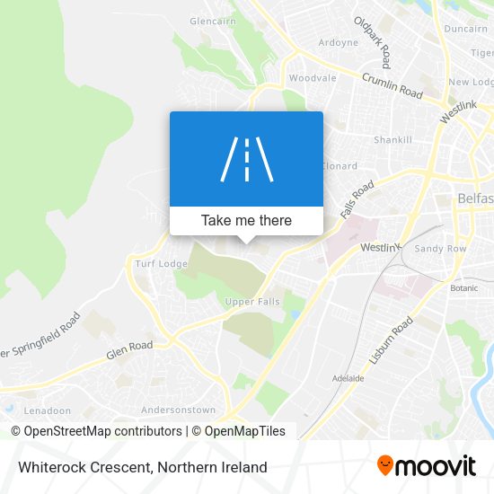 Whiterock Crescent map