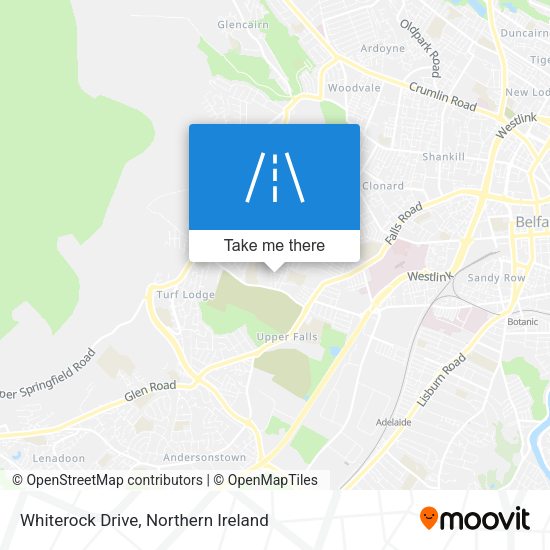 Whiterock Drive map