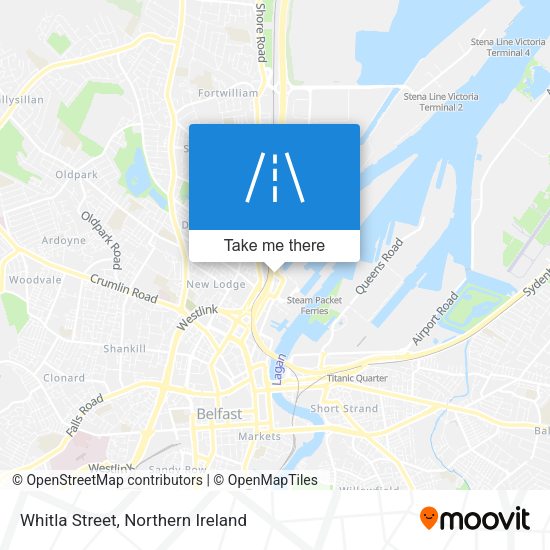 Whitla Street map