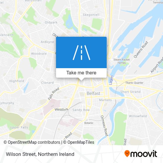 Wilson Street map
