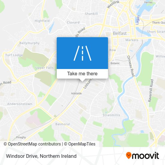 Windsor Drive map