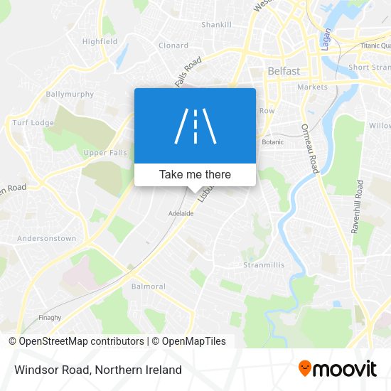 Windsor Road map