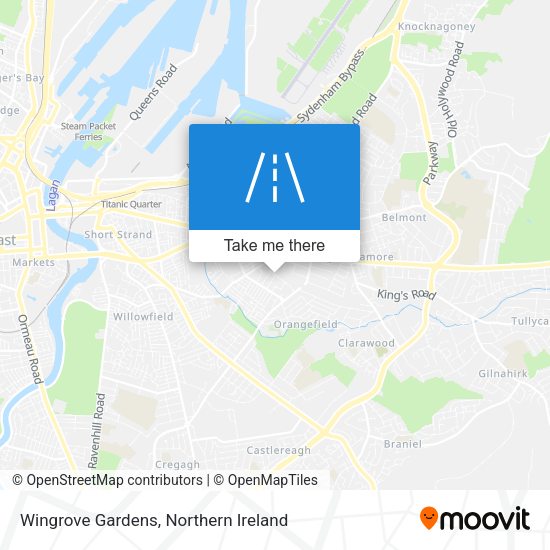 Wingrove Gardens map