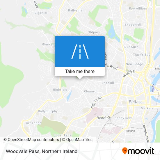 Woodvale Pass map
