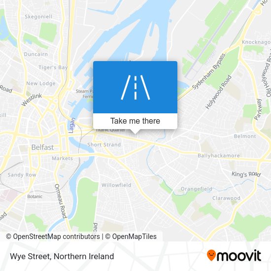 Wye Street map