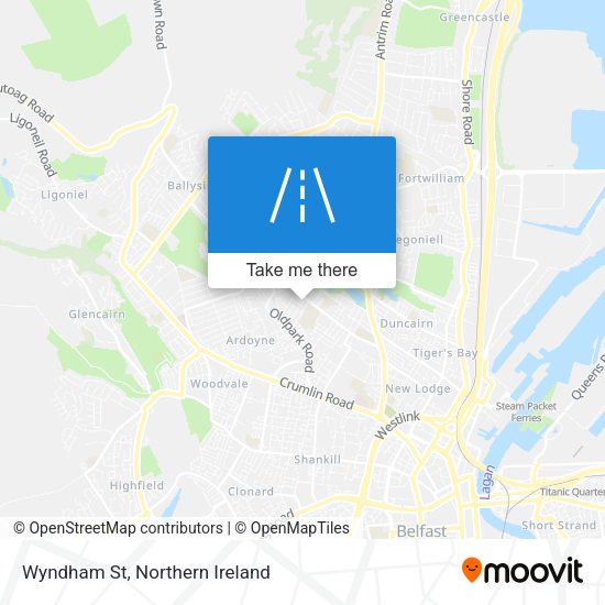 Wyndham St map