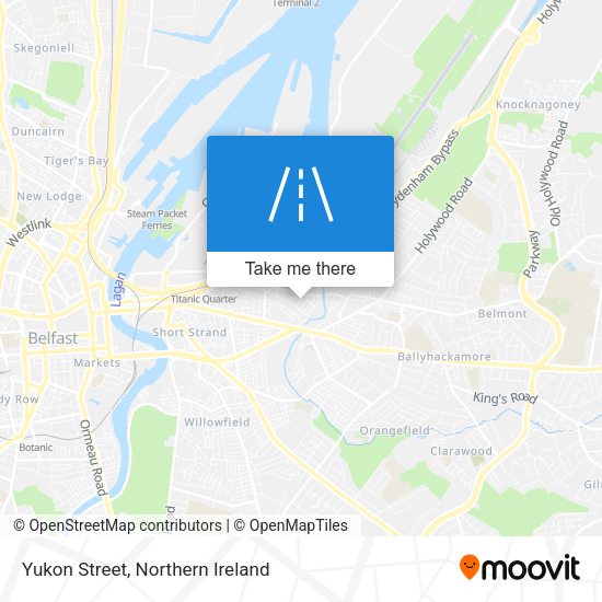 Yukon Street map