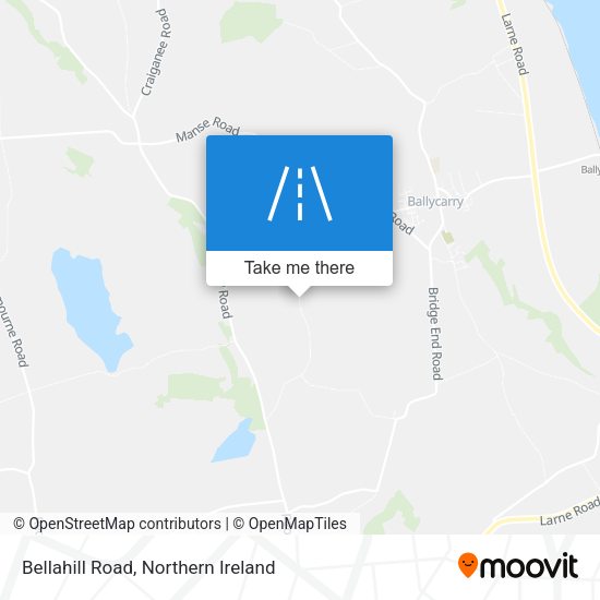 Bellahill Road map