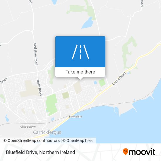 Bluefield Drive map
