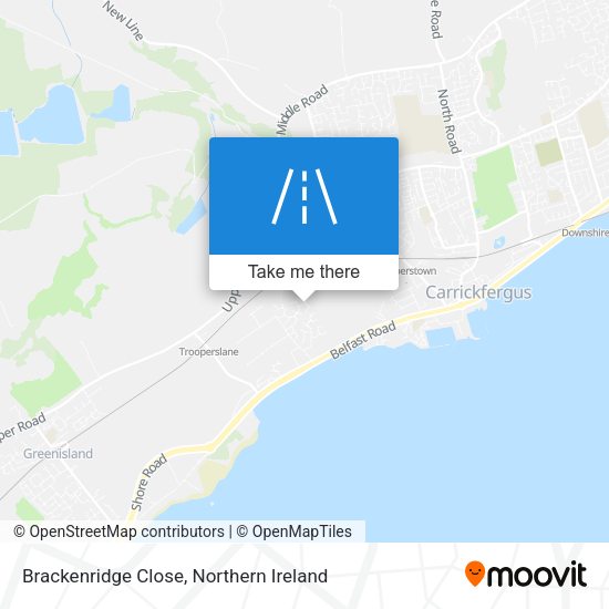 Brackenridge Close map