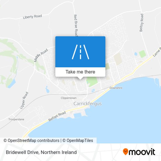 Bridewell Drive map