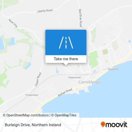 Burleign Drive map