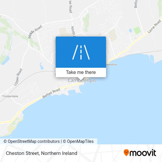 Cheston Street map