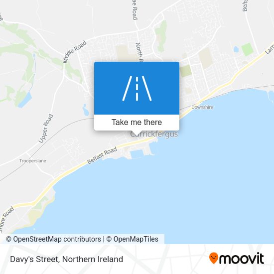 Davy's Street map