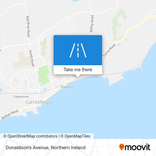 Donaldson's Avenue map