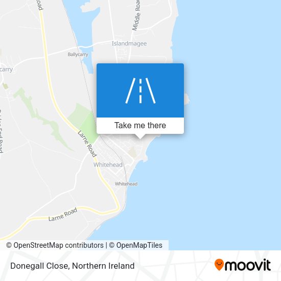 Donegall Close map