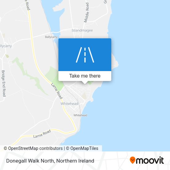 Donegall Walk North map