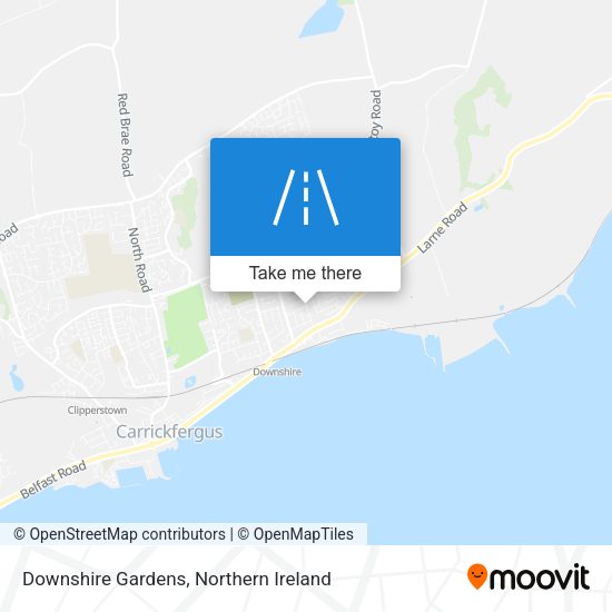 Downshire Gardens map