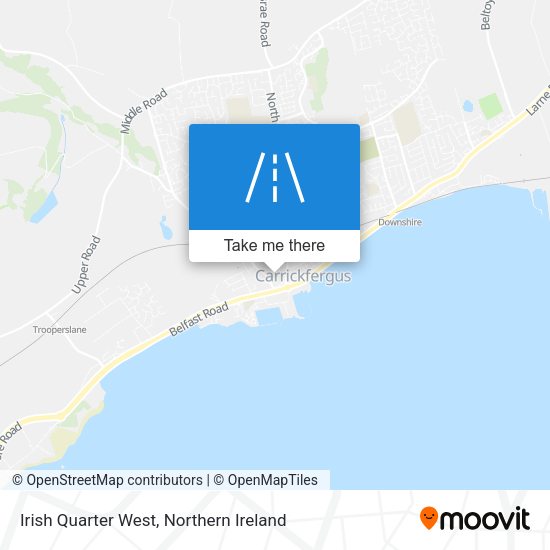 Irish Quarter West map