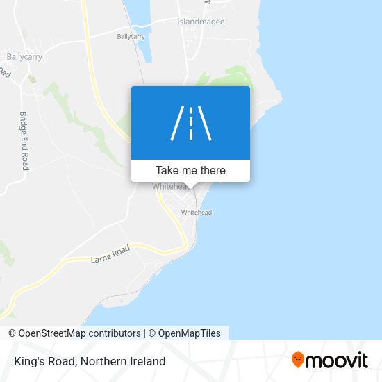 King's Road map