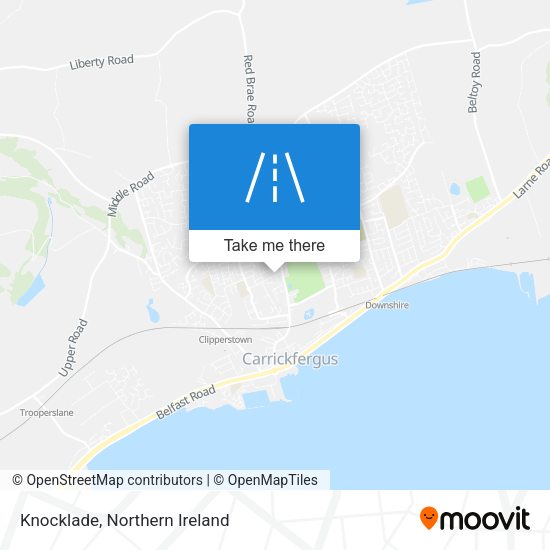 Knocklade map