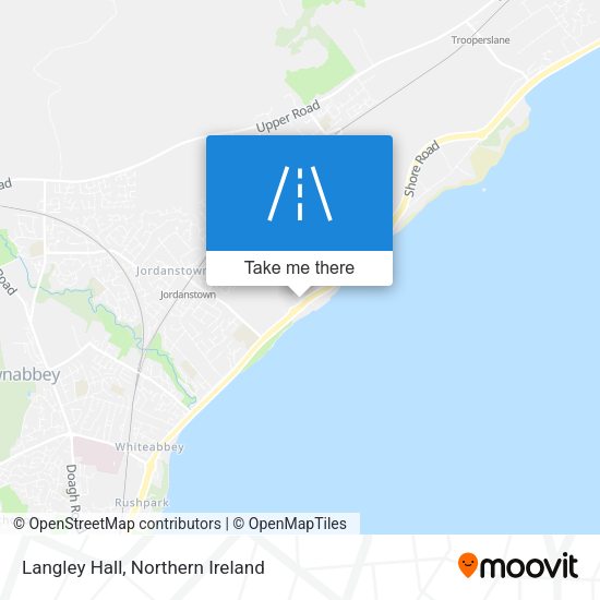 Langley Hall map