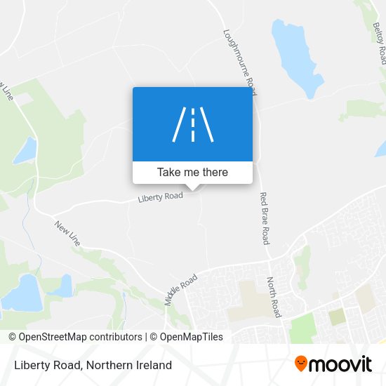 Liberty Road map