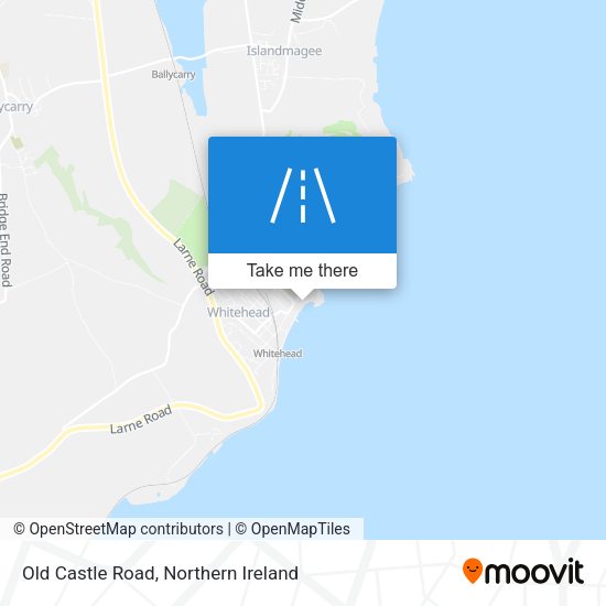 Old Castle Road map