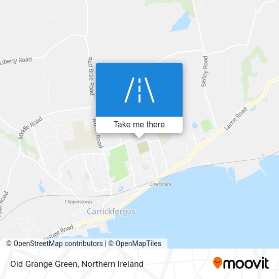 Old Grange Green map