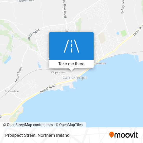 Prospect Street map