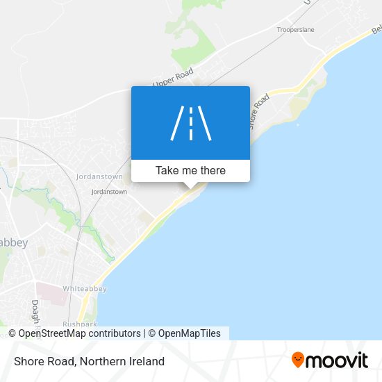 Shore Road map