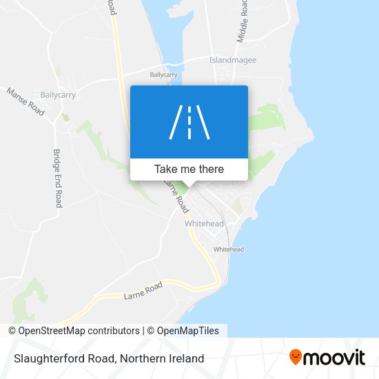 Slaughterford Road map