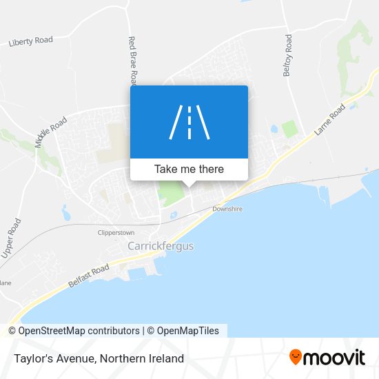 Taylor's Avenue map