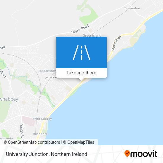 University Junction map