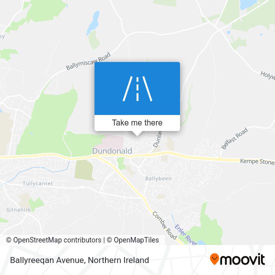 Ballyreeqan Avenue map