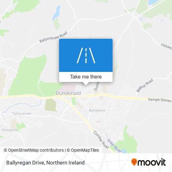 Ballyregan Drive map