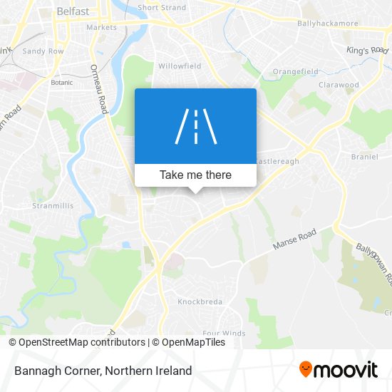 Bannagh Corner map