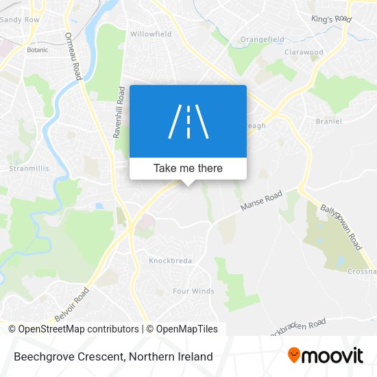 Beechgrove Crescent map